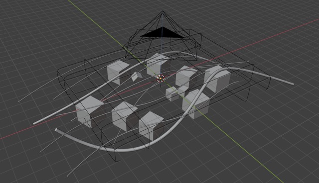 The scene before applying the impossible refraction effect.