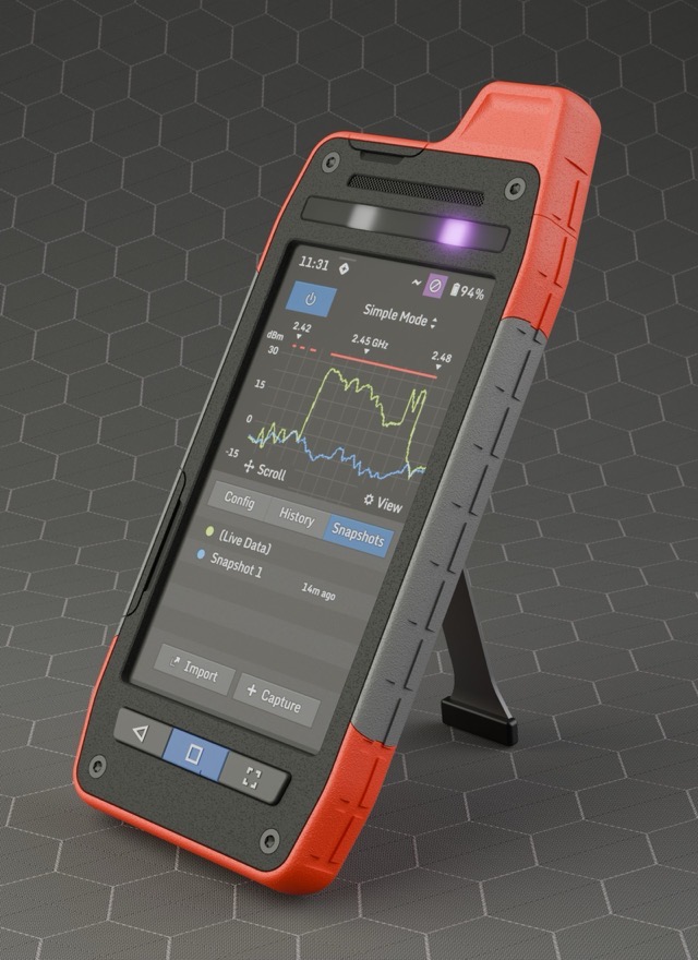 Render of the model's first revision.