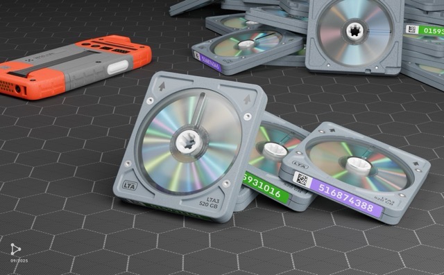 This more complex scene was where I really noticed there were problems.  Most of the discs look nearly identical because of similar view angles.