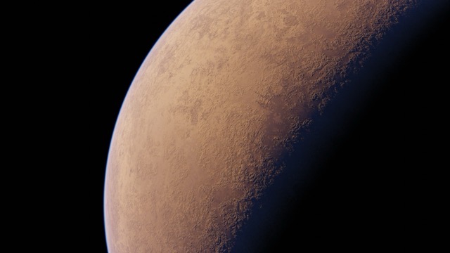 Tyron Beta, a rocky, lifeless world.