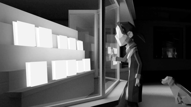 Scenes from John Mervin's short film 