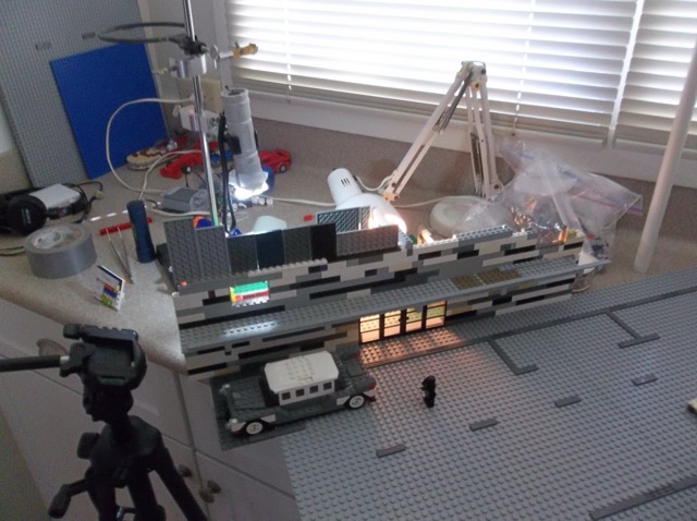 The hideout finally located, Luke Skywalker plans his dramatic entry.