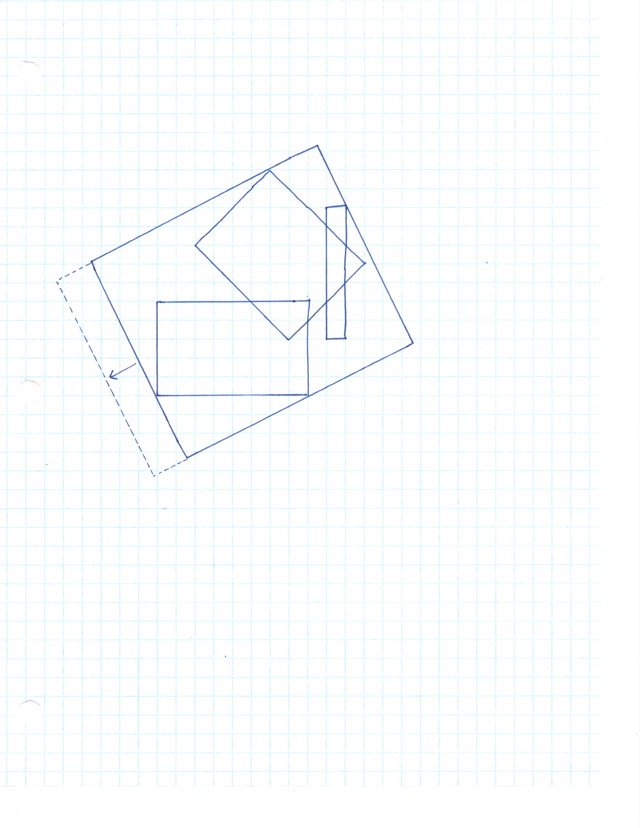 I eventually found myself in over my head on math.  Making this work would have required affine transforms and a whole bunch of scary linear algebra.