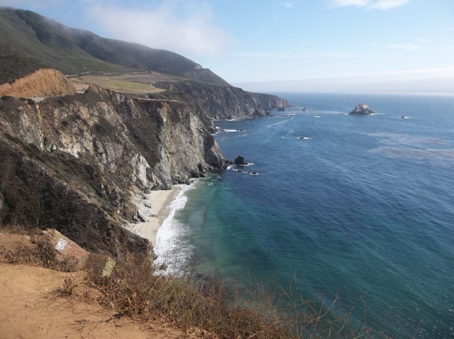 Northern end of the Pacific Coast Highway, near Big Sur, CA.