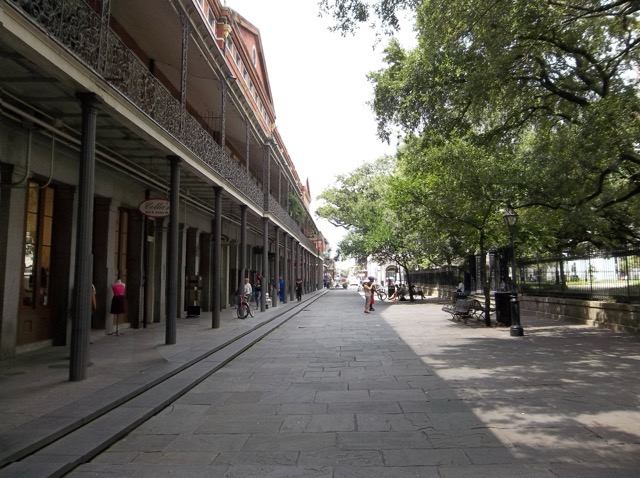 The French Quarter of New Orleans, LA.