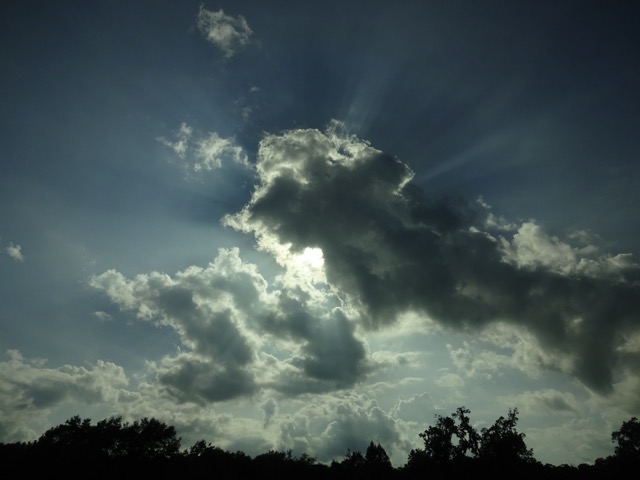 Dramatic clouds and heat haze somewhere in Georgia.