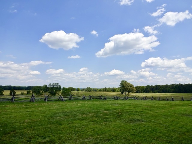 Manassas Battlefield, VA. (color edited)