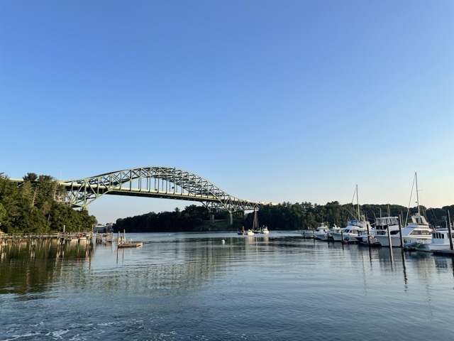 The Piscataqua River Bridge, supporting nearly all traffic into and out of Maine. (2022)