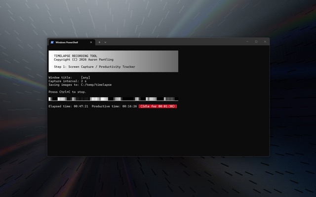 Capture screenshots while you work.