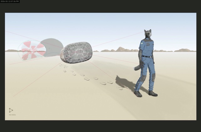 Making concept art for my untitled sci-fi project.
